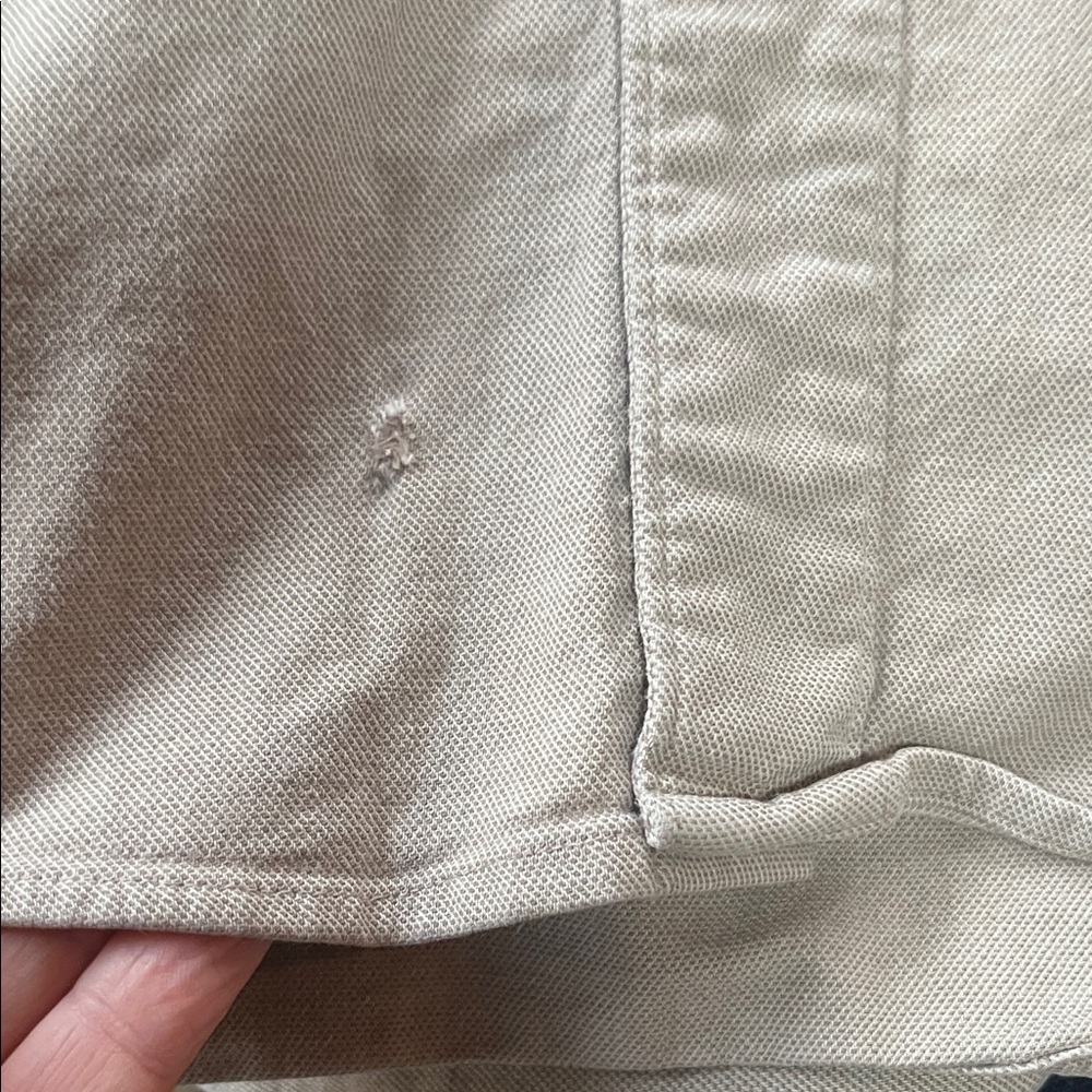 Patagonia Beige Textured Organic Cotton Shirt F315 - Picture 10 of 10